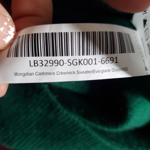 Quince Mangolian Cashmere Crewneck SweaterEverglade. - Picture 6 of 10